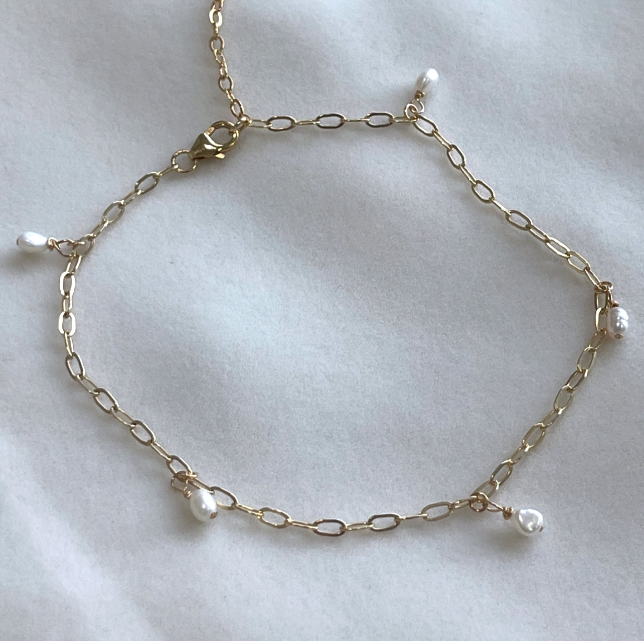 Pearl Drop Anklet