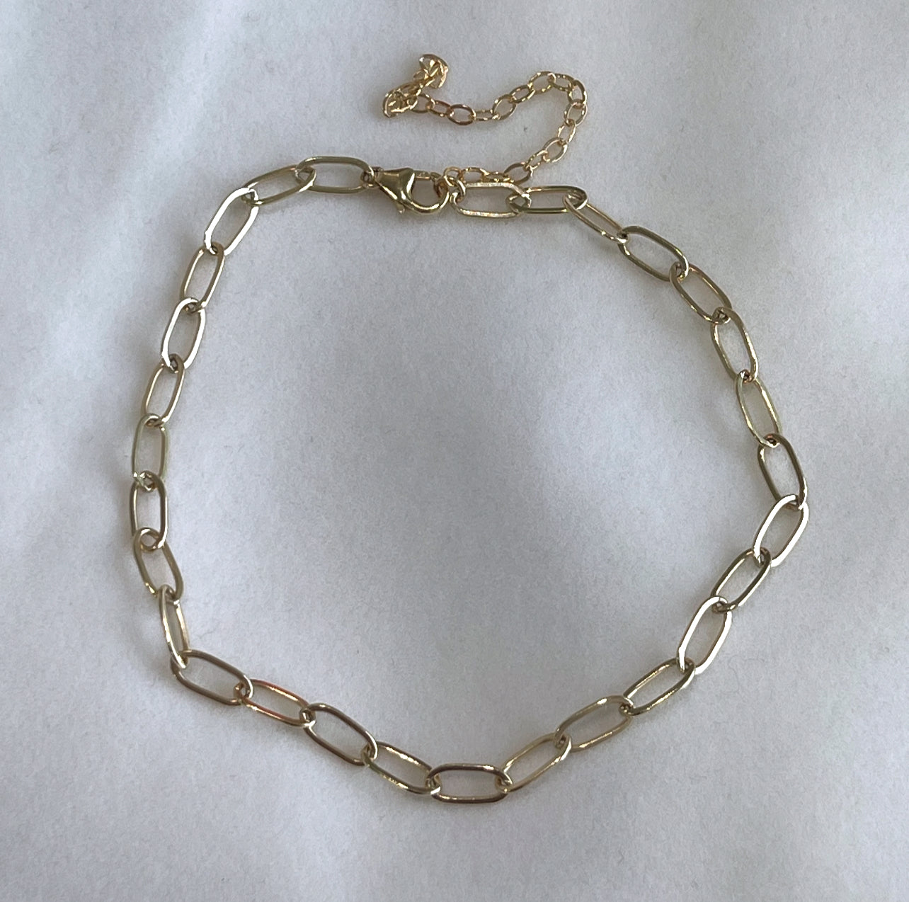 Paperclip Chain Anklet