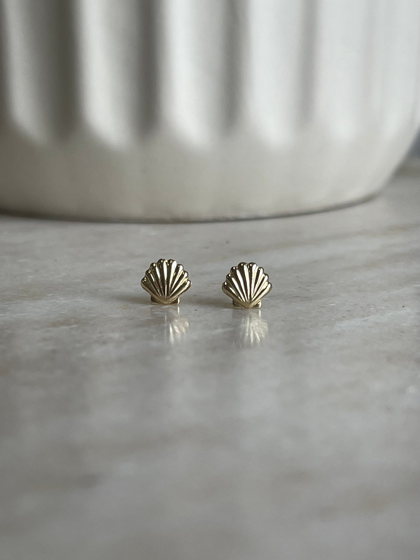 Seashell Stud Earrings
