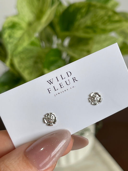 Rose Stud Earrings