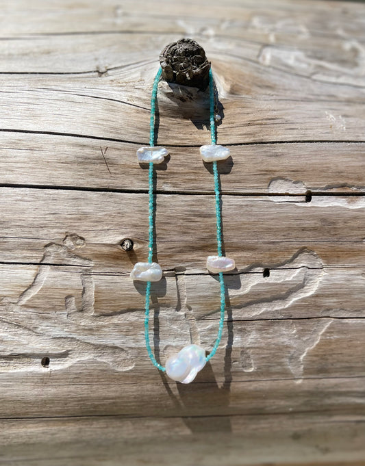 Sky Gemstone Necklace