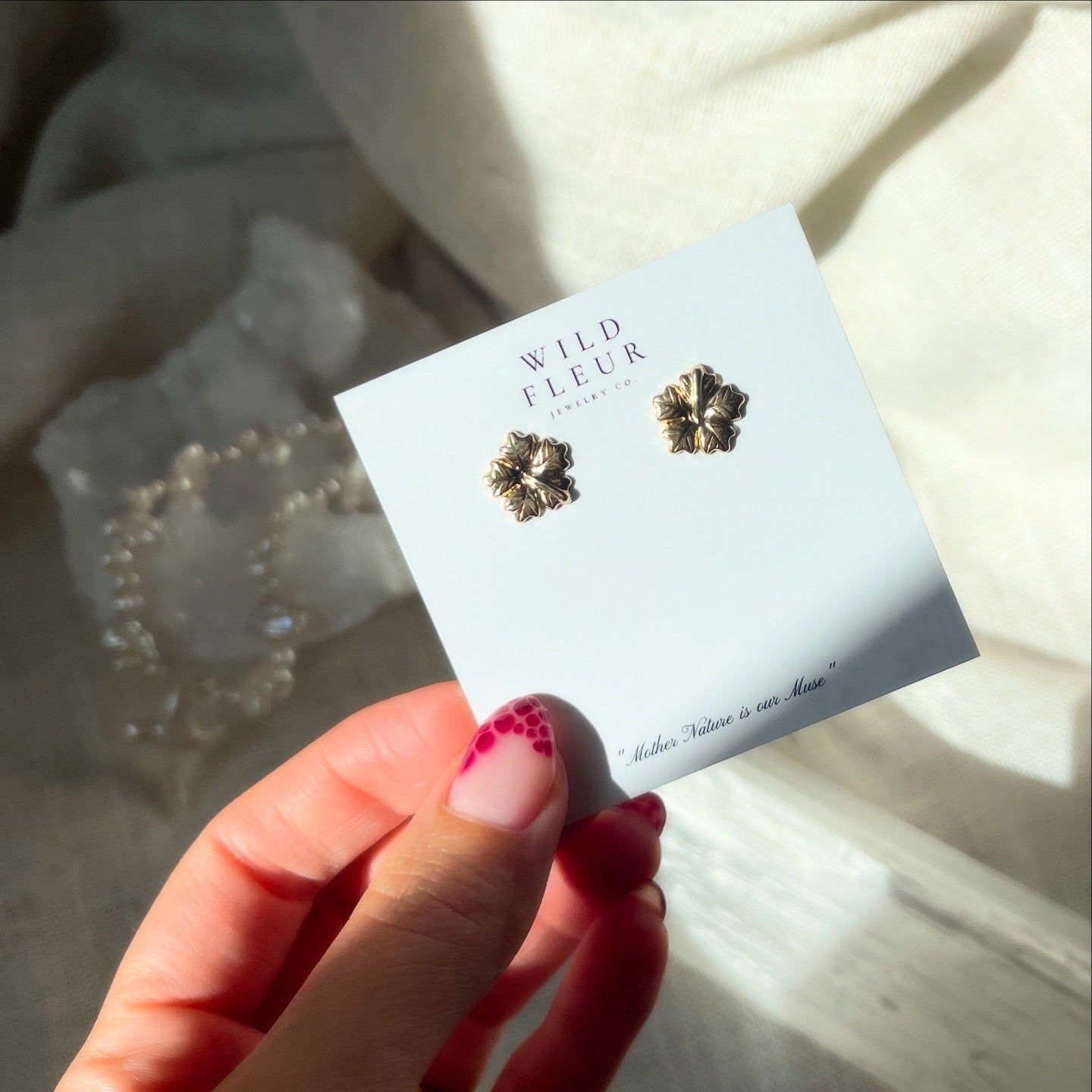 Large Hibiscus Studs