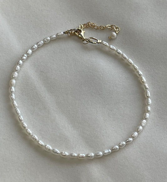 Pebble Pearl Anklet